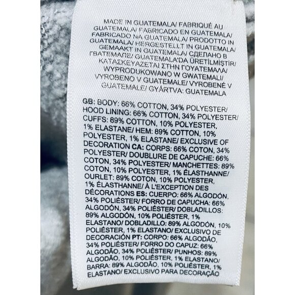 The North Face Hoodie Mens Large Gray Never Stop Exploring Graphic Fleece Hiking - Picture 7 of 8